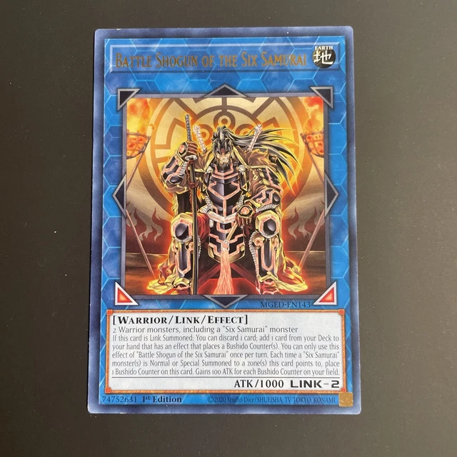 Battle Shogun of the Six Samurai [MGED-EN143]YuGiOh Trading Card