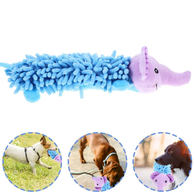 Training Interactive Adorable Soft Tug Rope Toy Sound Tug Toy Dog Squeaky Toy
