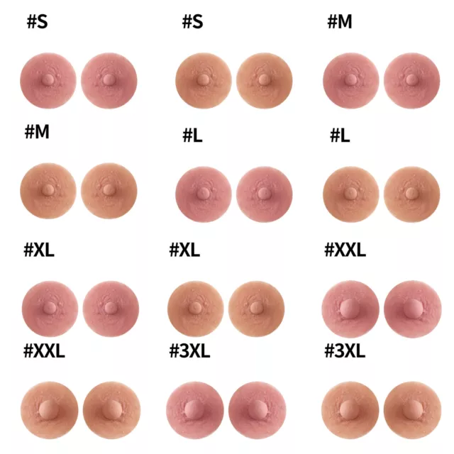 Women Bra Inserts Self-Adhesive Nipple Covers Mimic Nipple Pasties Sexy Gift