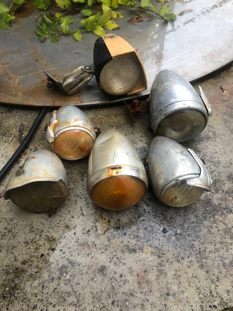 PHARE VELO ANCIEN MOTO ANCIENNE BERKO D 80 Boite PROJECTEUR ANCIEN