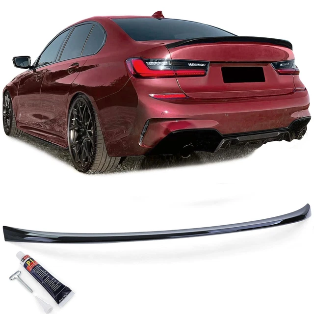 Aile (spoiler) Coffre Carbone Look Pour BMW Série 3 G20 G80 - ABS, Finition Brillante