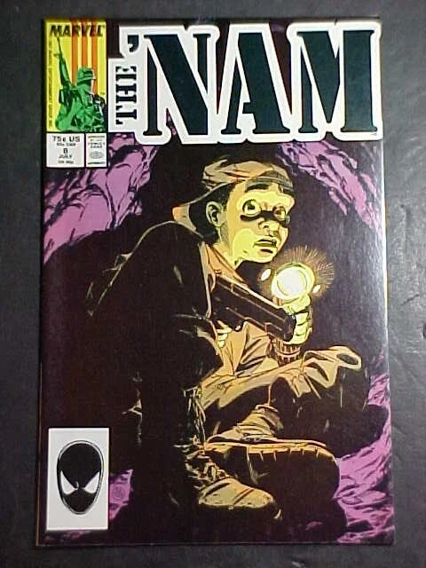 THE 'NAM #8! 1st APP FUDD VERZYL, TUNNEL RAT! FN 1987 MARVEL COMICS