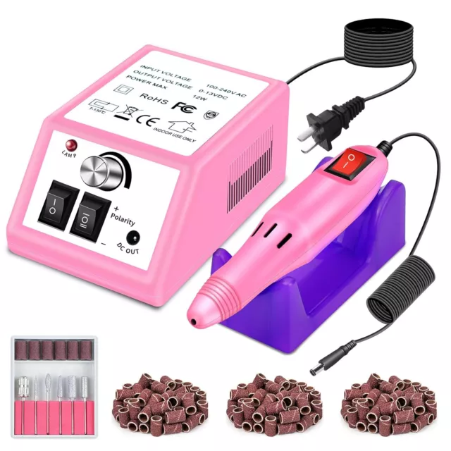 Maquina de uñas Acrílicas Taladro Eléctrico Pedicura Profesional Lima de Uñas