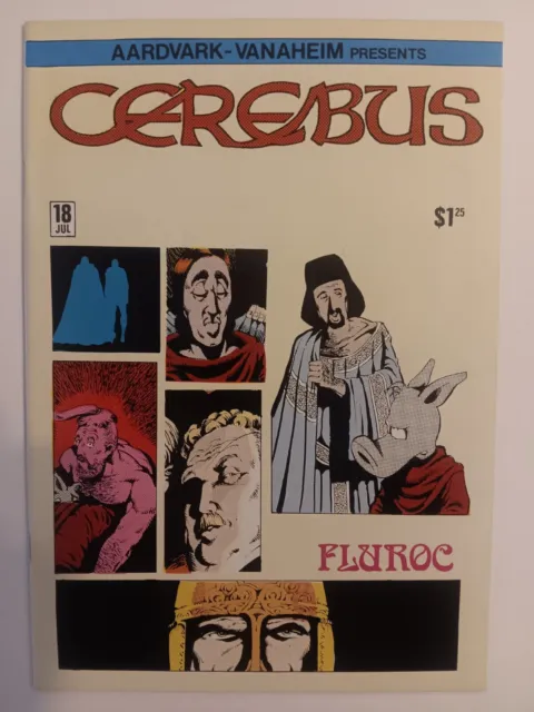 Cerebus # 18 Aardvark-Vanaheim 1980 Dave Sim Nice Copy Rare Indie