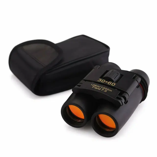 Mini Binocolo Pieghevole Cannocchiale Con Zoom 30X60 Visione Notturna Con Fodero