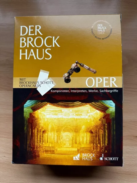 Brockhaus OPER mit Operncards, Lexikon und Opernführer im Schuber