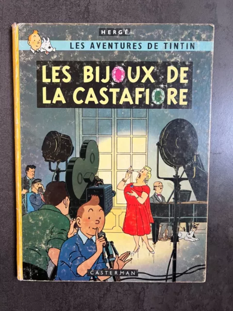 Tintin les bijoux de la Castafiore - ÉO - B34 de 1963