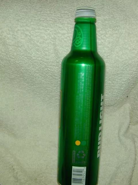 (2) Bud Light St. Patrick's 2022 16 Oz  Aluminum Bottle  #503905 "As Is" Empty 2