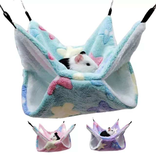 Pet Small Animal Hamster Rat Guinea Pig Hanging Hammock Ferret Cage Toy Nest