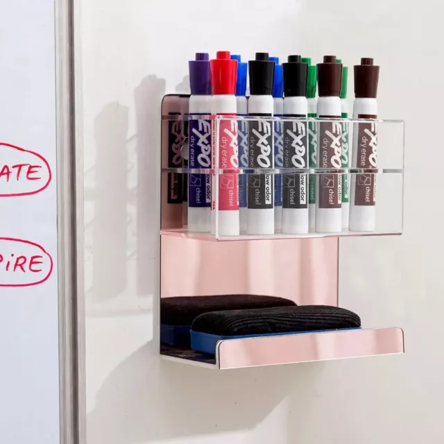 12 Fine Tip Whiteboard Markers Magnetic Dry Erase Markers With Eraser