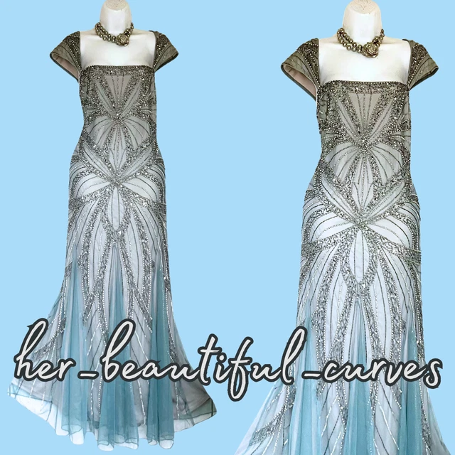 beaded spaghetti strap wedding dress Ivory Mermaid Wedding Dress with Spaghetti Straps – Beaded Cowl Back Wedding Gown with Train Plus Size Size 14 main image 1