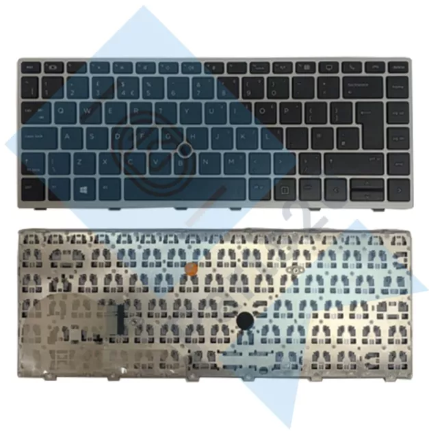 Replacement For HP Elitebook 745 G5 840 G5 G6 UK Layout Laptop Keyboard + Frame
