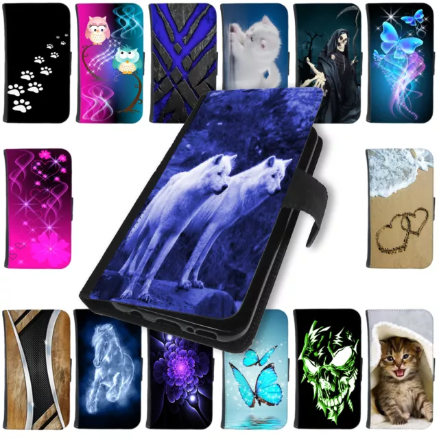 Hülle für Samsung Galaxy A10 A20e A30S A40 A50 A70 A80 Schutz Handy Tasche Motiv