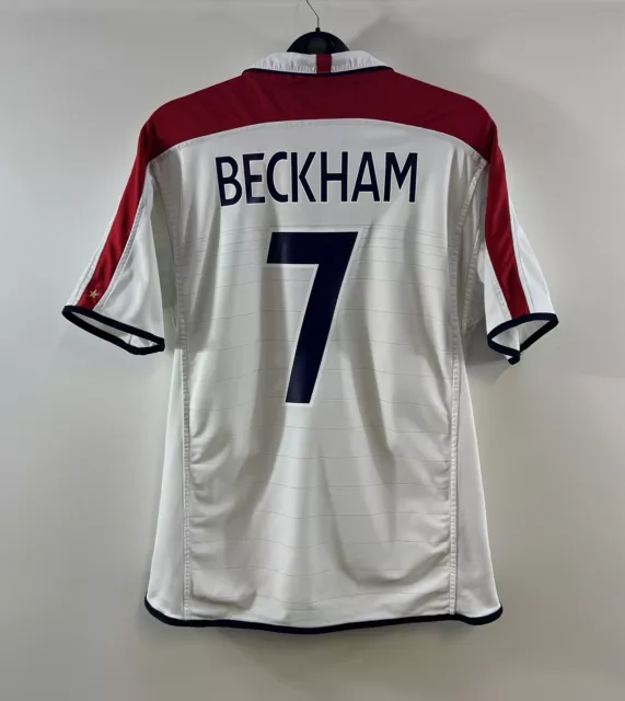 England Beckham 7 Home Football Shirt 2003/05 Adults Large Umbro F245