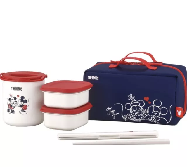 japan thermos disney Mickey & minnie mouse lunch box