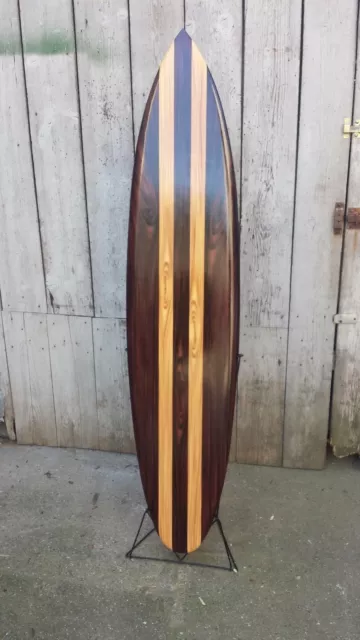 SU 100 N6-D (du-g) / Deko Surfboard 100 cm beidseitig lackiert  Retro Surfbrett