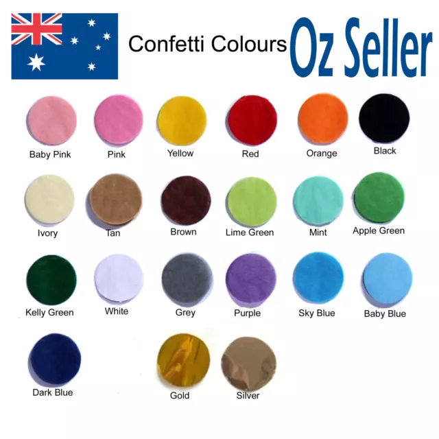 2000 Pack WEDDING CONFETTI THROW BALLOON TISSUE PAPER 2.5cm  1 INCH  ANY COLOURS