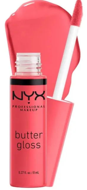 2 PcsNYX Cosmetics Butter Lip Gloss -
