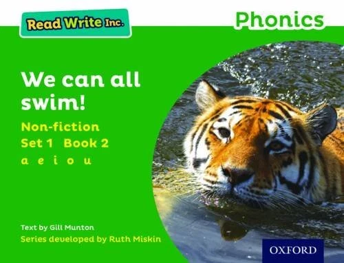 READ WRITE INC Phonics: Green Set 1 Non-fiction 2 We Can All Swim by ...