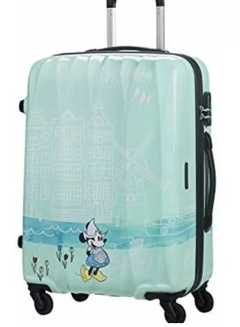 American Tourister Minnie Mouse Dutch Amsterdam Spinner Suitcase 62.5L Brand New