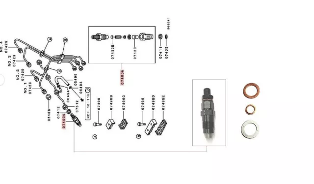 FOR MITSUBISHI PAJERO SHOGUN 2.8TD 4M40 NEW INJECTOR X 1  (1993 To 2000)