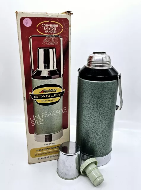 Stanley Aladdin Thermos Bottle Large 2 Quart Hot or Cold Liquids USA Home  and Living Kitchen Dining Drinkware G2473 