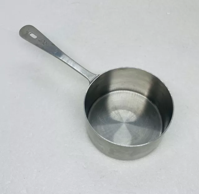 Vintage AMCO 1 Cup Measuring Cup Heavy Duty 864 Stainless Steel Korea 22