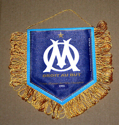 OM Olympique de Marseille fanion vintage football pennant wimpel 