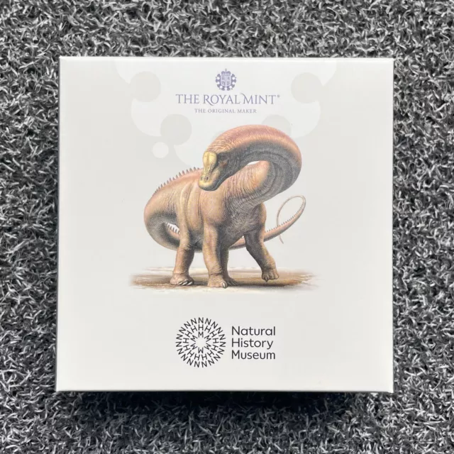 Diplodocus 2024 UK 50p Silver Proof Coin Limited Edition /500 Brand New ✅