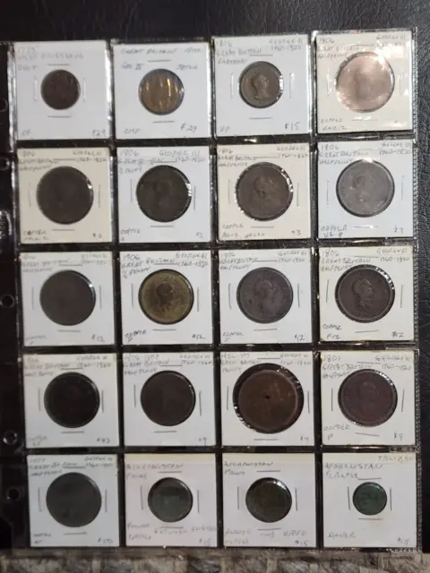 Nice Collection of Twenty Foreign/Ancient Coins
