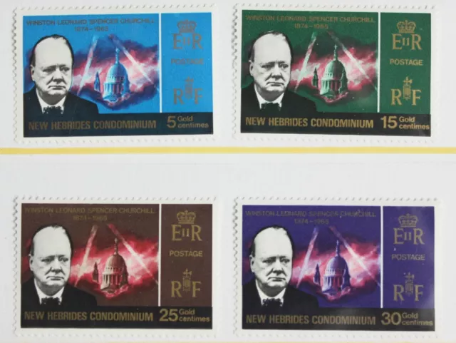 New Hebrides – 1966 – Churchill Set – Mint (R1)