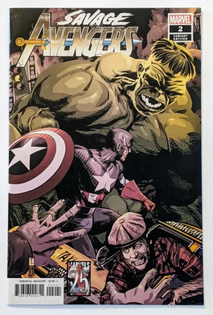 SAVAGE AVENGERS 2 Variant B Tomm Coker Marvels 25th Tribute