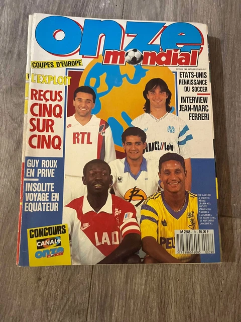 MAGAZINE ONZE N°129 revue football/sport