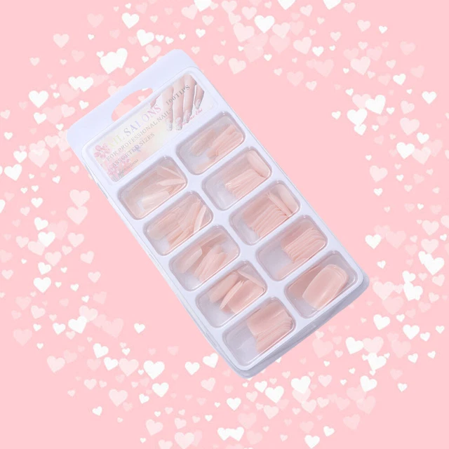 100 pz punte per unghie artificiali false punte per unghie false accessori nail art