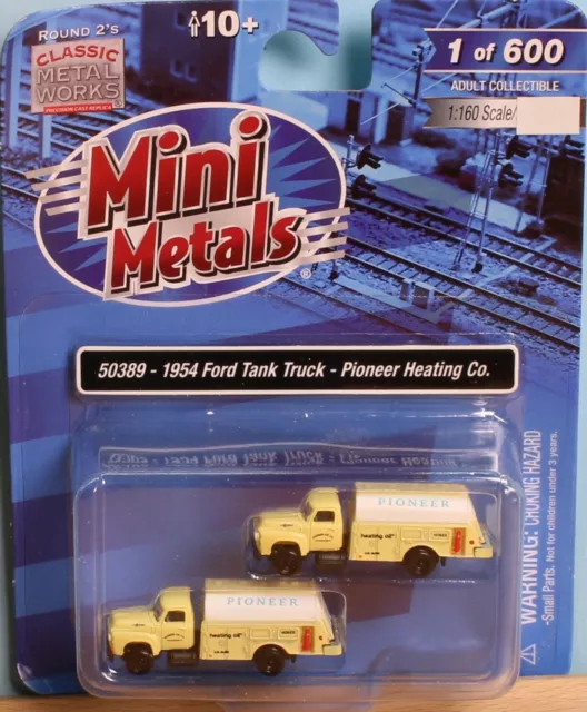 CMW 50389 - Spur N / Maßstab 1:160  - 2er Set 54´Ford Tank LKW Pioneer Heating