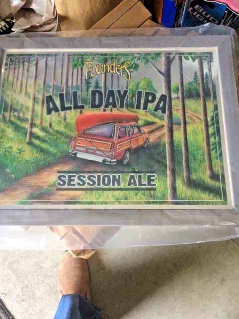 founders brewing all day IPA mirror and breakfast  stout  tin....local pick up