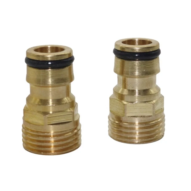 Quick Connector Garden Irrigation Full Copper Material 1/2 Inch Threaded Joints