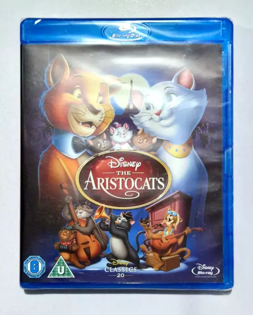 The Aristocats BLU RAY SEALED Disney Classics No 20