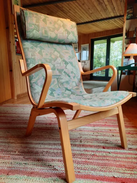 Sedia Vintage 60er Relax Facile Sedia Westnofa Rykken Epoca 60s Danish 10