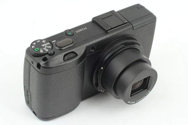 [Near MINT] SH4864 w/GW-2 GH-1 RICOH GR DIGITAL III Digital Black 10.0MP JAPAN 5