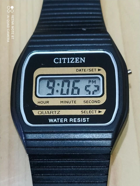 OROLOGIO CITIZEN VINTAGE anni 80 al quarzo digitale per