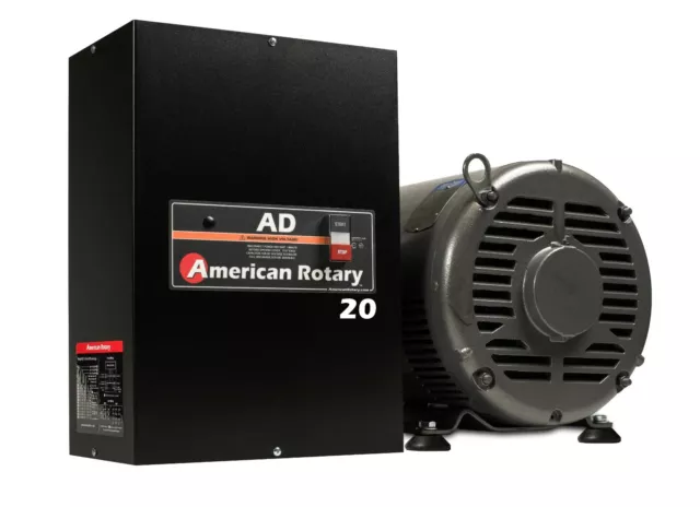 Rotary Phase Converter AD20 - 20 HP Digital Controls Heavy Duty CNC Made in USA