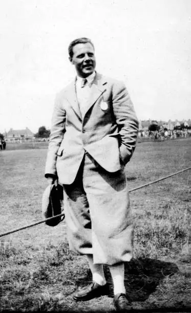 Golf Percy Alliss Circa 1930 British Golfer Who Played For In Old Photo