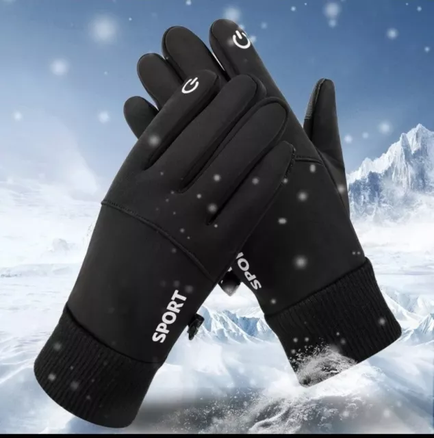 Gants d'hiver coupe-vent pour sports de plein air, écran tactile, ski...