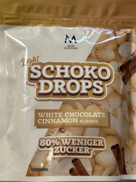More Nutrition White Chocolate Cinnamon Drops Limited OVP
