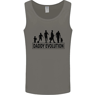 Daddy Evolution Fathers Day Mens Vest Tank Top