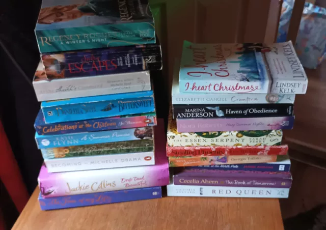 Bundle Of 20 Assorted Genre Women's Interest  Books  FREEPOST