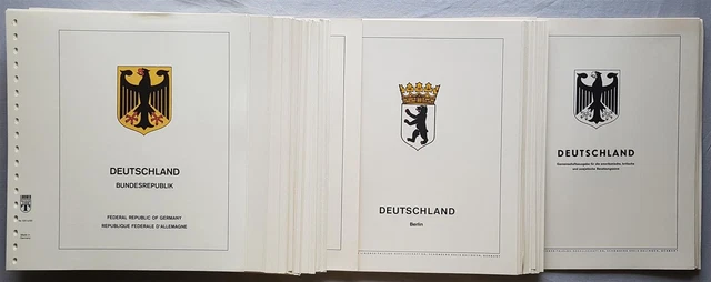 Lindner Portada Hojas de Cubierta 132 Piezas Rfa Berlín Rda Suiza
