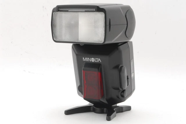 [Near Mint] Minolta Program 5600HS-D Shoe Mount Flash w/Stand from Japan #1145