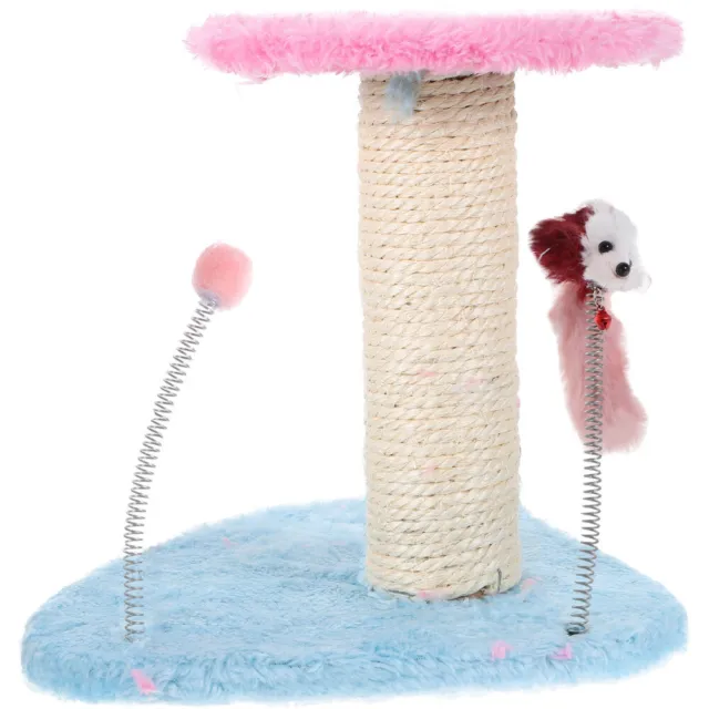 Cat Tree Tower Scratch Posts Climbing Scratching Stand Practical Toy